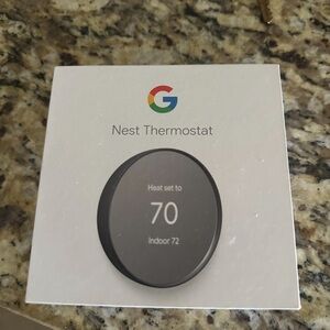 Google Nest Thermostat - Sleek Gray